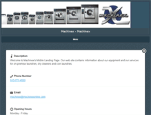 Tablet Screenshot of machinexonline.com